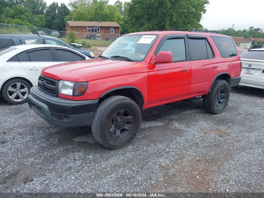 2000 Toyota 4Runner Sr5 V6 VIN: JT3HN86R5Y0284363 Lot: 39633008