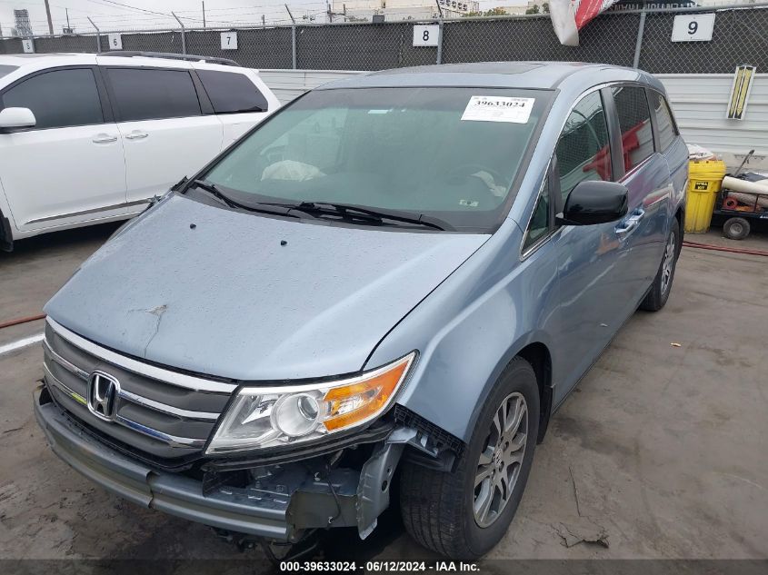 2012 Honda Odyssey Ex-L VIN: 5FNRL5H68CB002802 Lot: 39633024