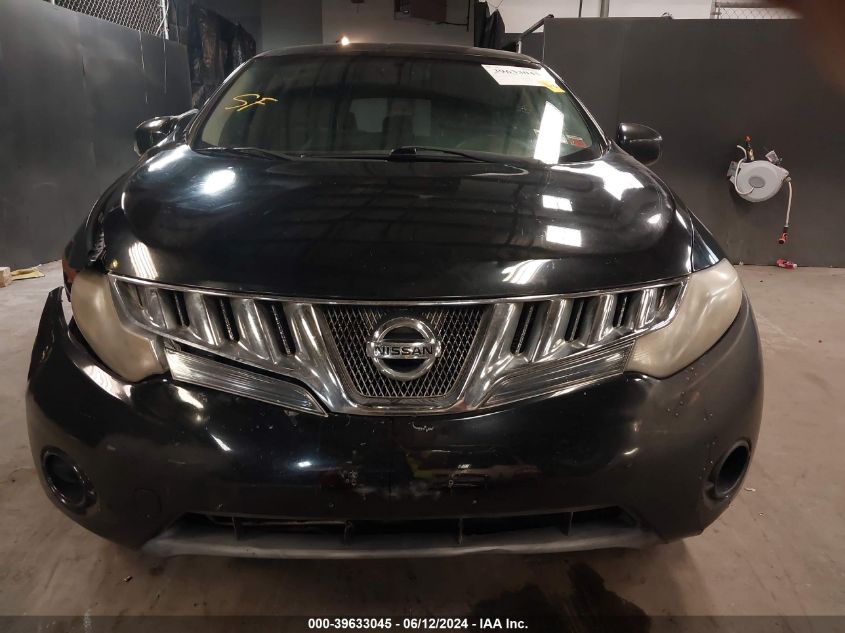 2010 Nissan Murano S VIN: JN8AZ1MW2AW103695 Lot: 39633045