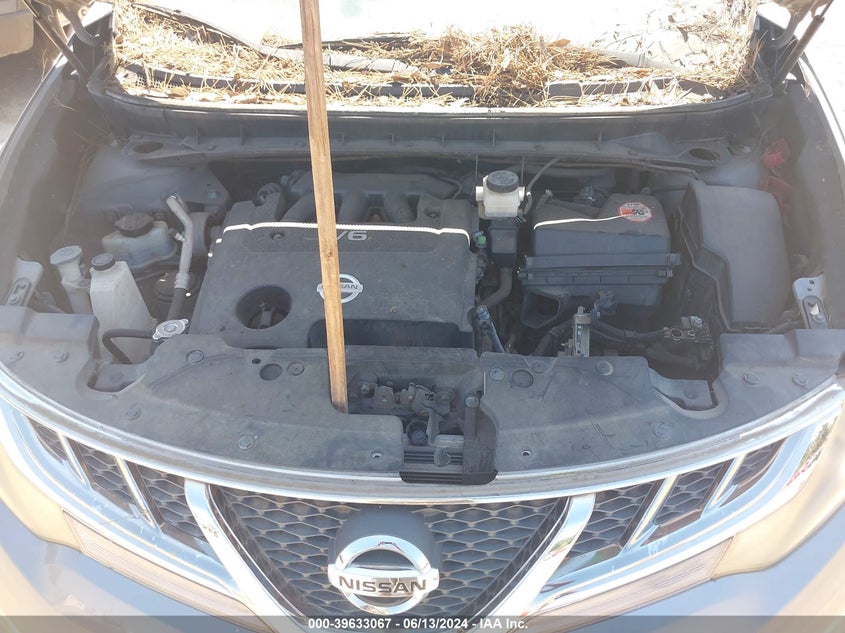 2012 Nissan Murano Sl VIN: JN8AZ1MU1CW101633 Lot: 39633067