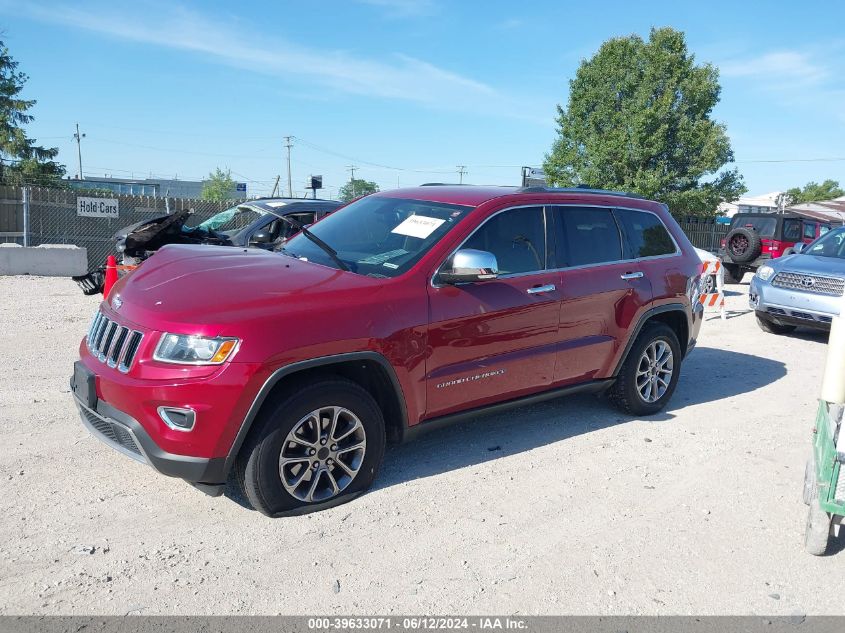 2014 Jeep Grand Cherokee Limited VIN: 1C4RJFBG7EC199393 Lot: 39633071