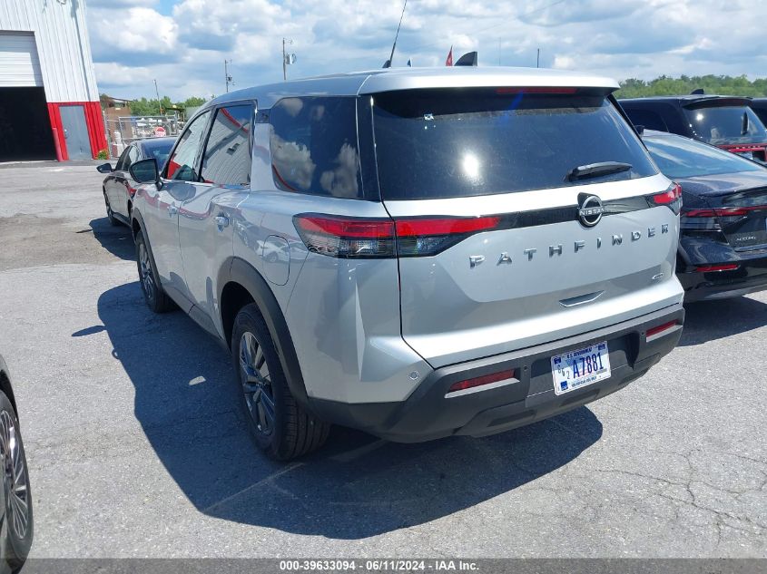 2024 Nissan Pathfinder S 4Wd VIN: 5N1DR3AC9RC252712 Lot: 39633094