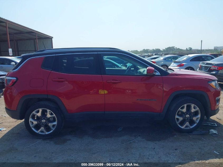 2018 Jeep Compass Limited 4X4 VIN: 3C4NJDCB6JT264092 Lot: 39633099