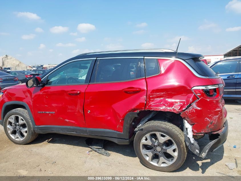 2018 Jeep Compass Limited 4X4 VIN: 3C4NJDCB6JT264092 Lot: 39633099