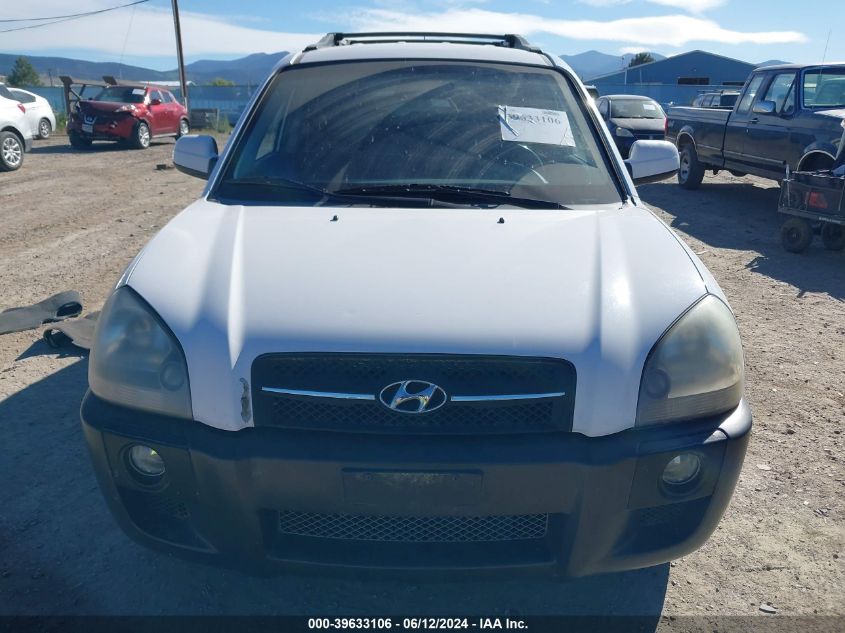 2006 Hyundai Tucson Gls/Limited VIN: KM8JN12D66U412951 Lot: 39633106