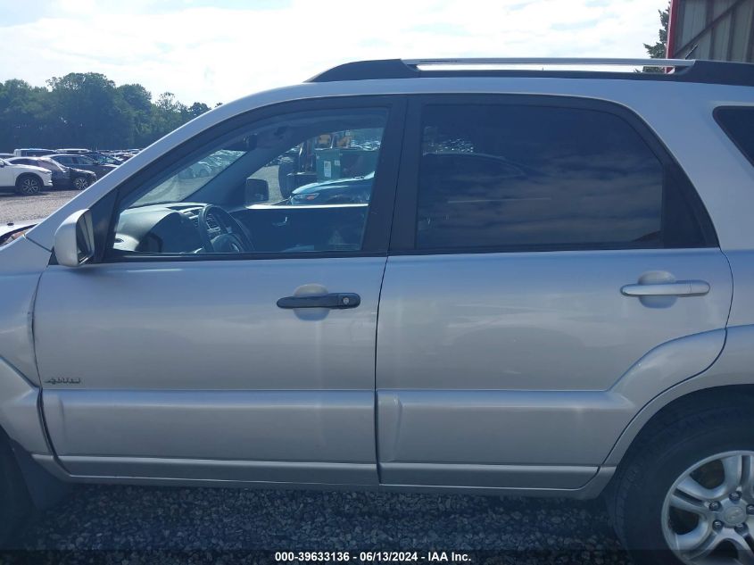 2007 Kia Sportage Ex V6 VIN: KNDJE723177335386 Lot: 39633136