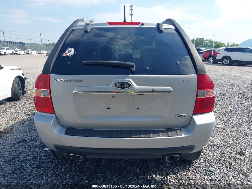 2007 Kia Sportage Ex V6 VIN: KNDJE723177335386 Lot: 39633136