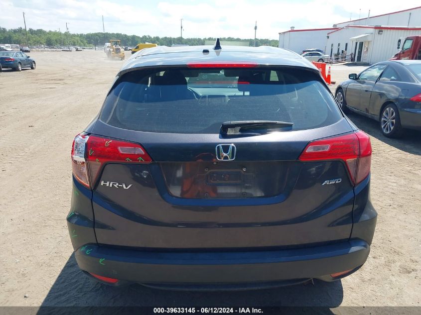 2016 Honda Hr-V Lx VIN: 3CZRU6H38GM727160 Lot: 39633145