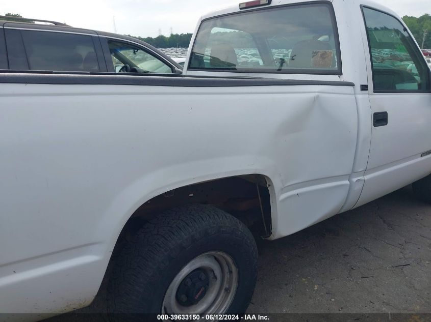 1997 GMC Sierra 1500 Special VIN: 1GTEC14W7VZ507479 Lot: 39633150