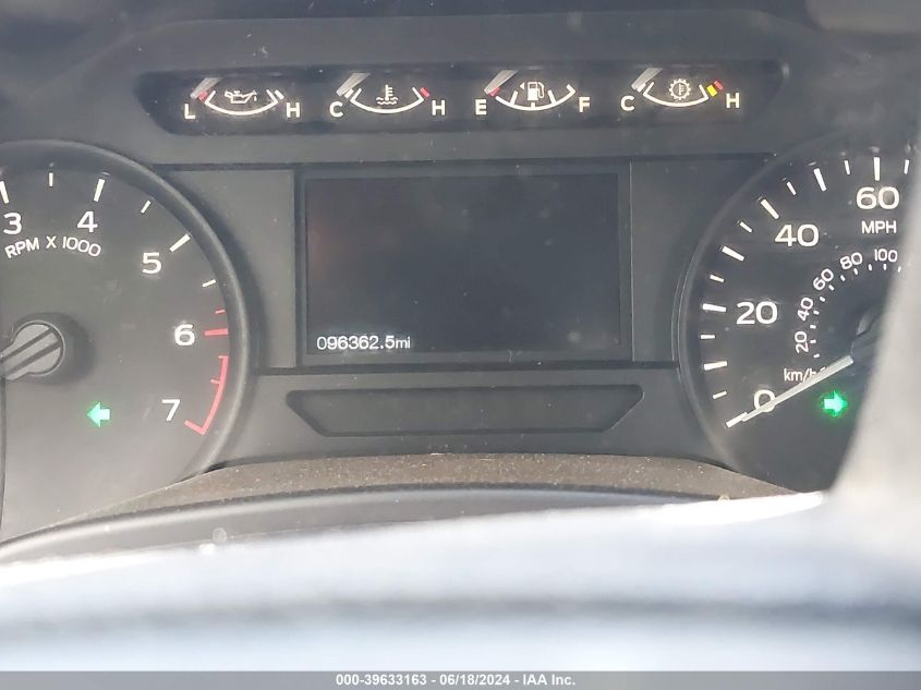 2018 Ford F-150 Xl VIN: 1FTEW1C58JKF59190 Lot: 39633163