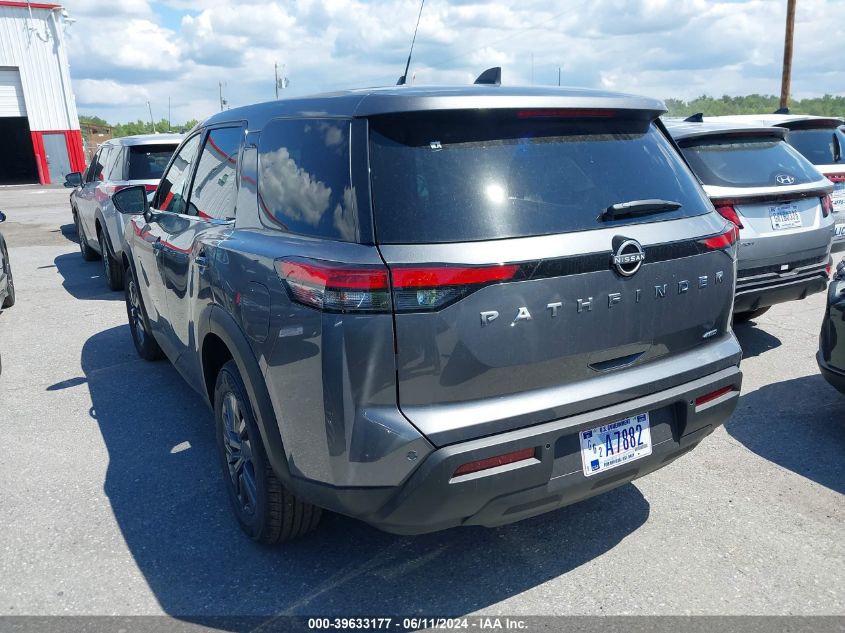 2024 Nissan Pathfinder S VIN: 5N1DR3AC3RC250065 Lot: 39633177