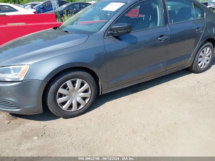 2012 Volkswagen Jetta 2.0L S VIN: 3VW1K7AJ1CM373397 Lot: 39633195