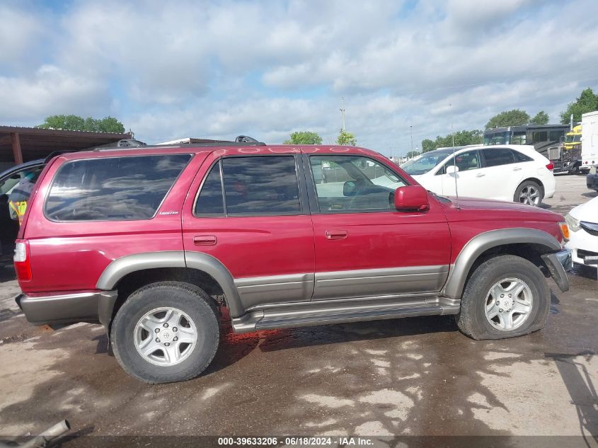 1999 Toyota 4Runner Limited V6 VIN: JT3HN87R7X9020487 Lot: 39633206