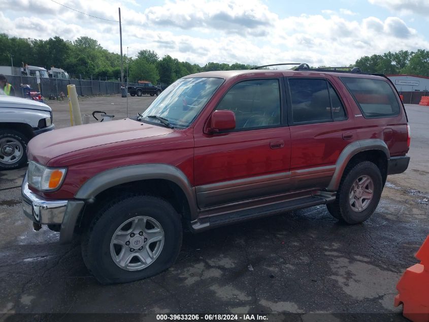 1999 Toyota 4Runner Limited V6 VIN: JT3HN87R7X9020487 Lot: 39633206