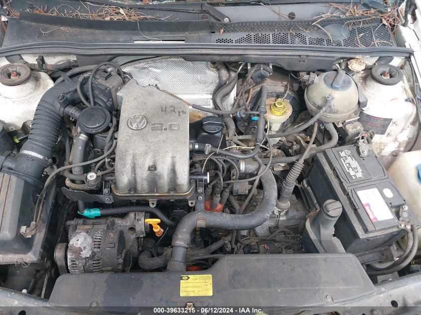 1998 Volkswagen Jetta Gl VIN: 3VWRA81HXWM225231 Lot: 39633215