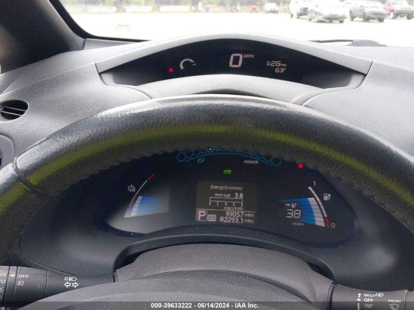 2013 Nissan Leaf Sl VIN: 1N4AZ0CP8DC409439 Lot: 39633222