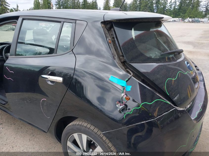 2013 Nissan Leaf Sl VIN: 1N4AZ0CP8DC409439 Lot: 39633222