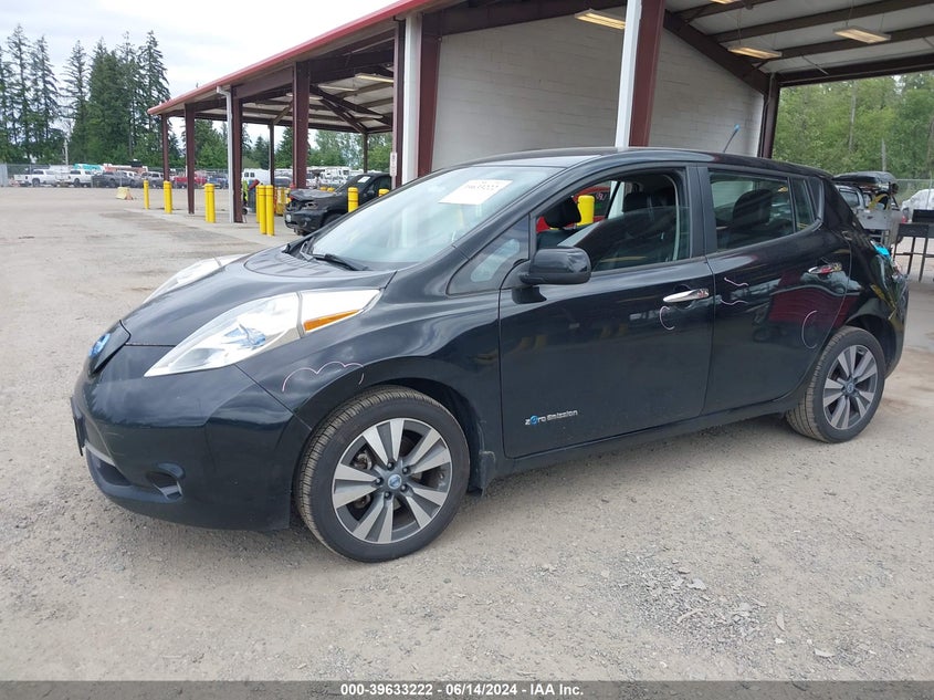 2013 Nissan Leaf Sl VIN: 1N4AZ0CP8DC409439 Lot: 39633222