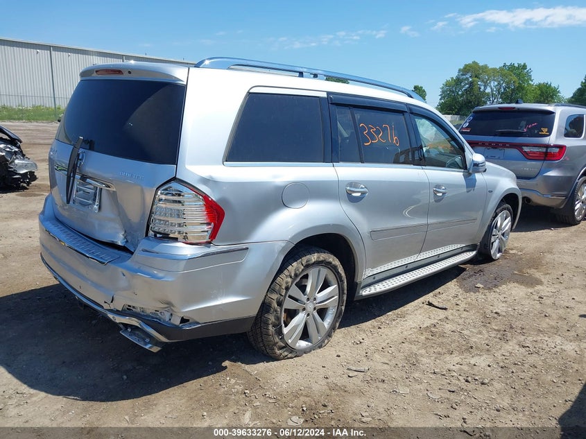 2012 Mercedes-Benz Gl 350 Bluetec 4Matic VIN: 4JGBF2FE9CA802076 Lot: 39633276