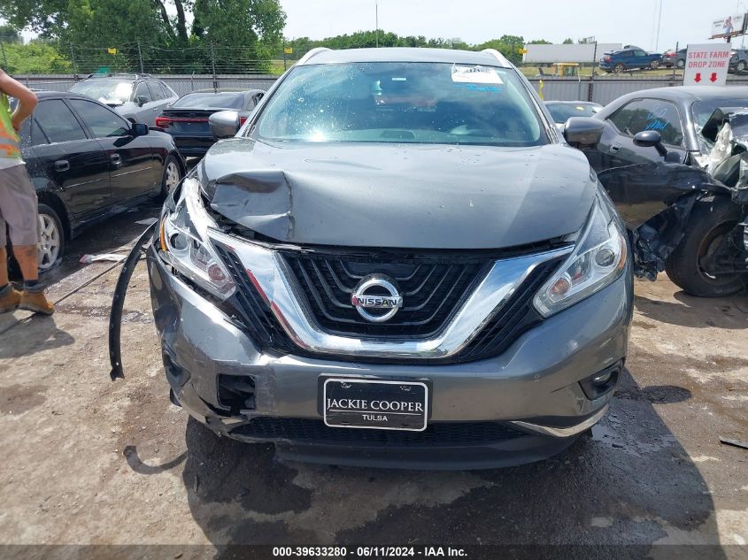 2015 Nissan Murano Platinum VIN: 5N1AZ2MG6FN292080 Lot: 39633280