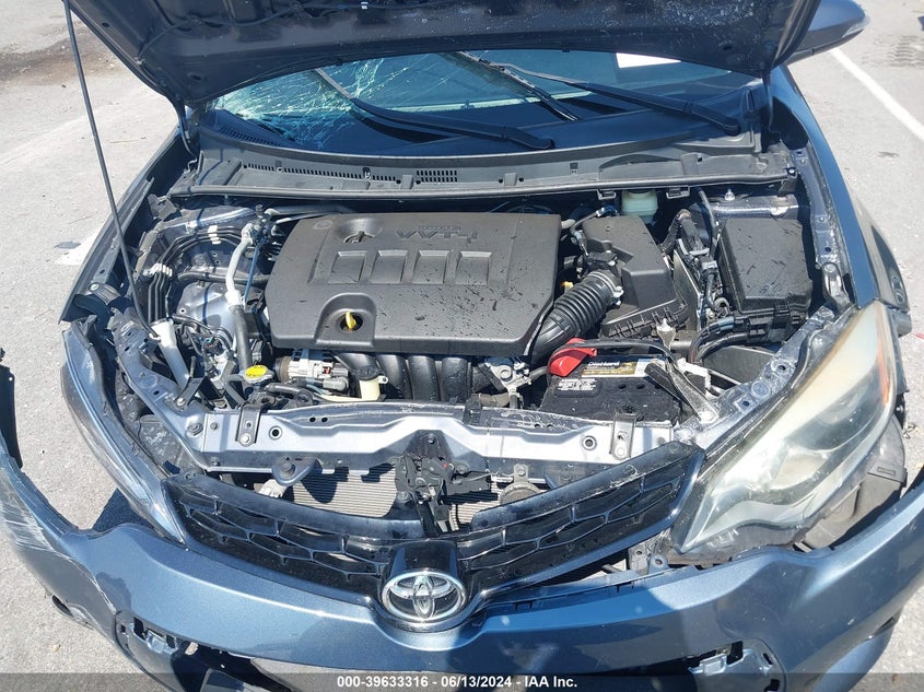 2016 Toyota Corolla S Plus VIN: 5YFBURHE4GP504200 Lot: 39633316