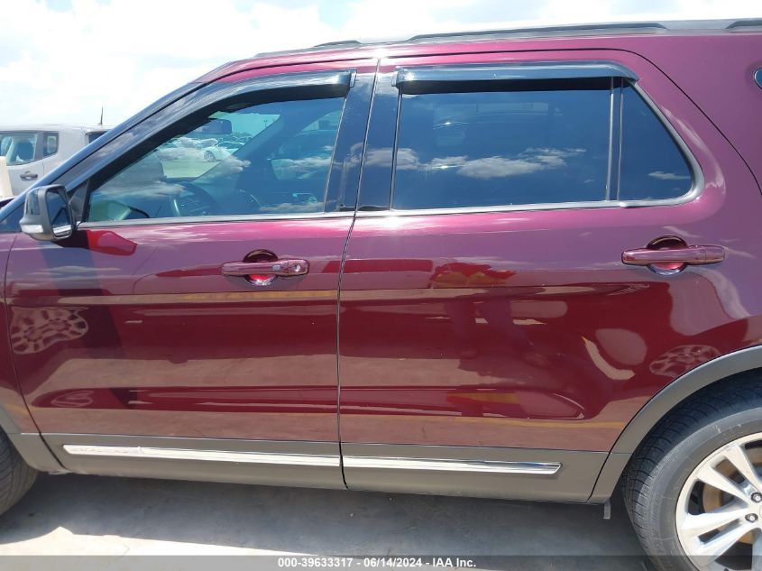 2018 Ford Explorer Xlt VIN: 1FM5K7D87JGA41593 Lot: 39633317