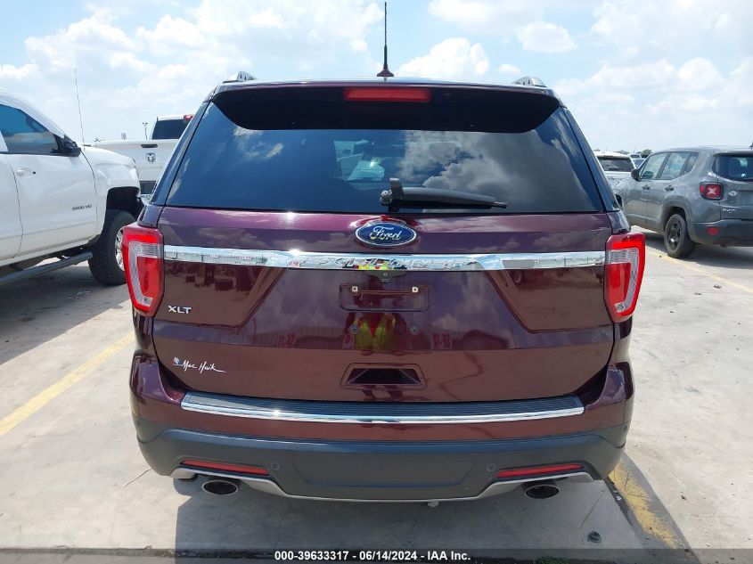 2018 Ford Explorer Xlt VIN: 1FM5K7D87JGA41593 Lot: 39633317