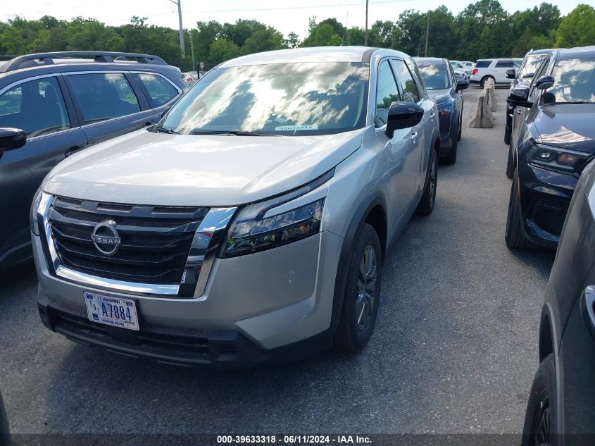 2024 Nissan Pathfinder S VIN: 5N1DR3ACXRC252699 Lot: 39633318