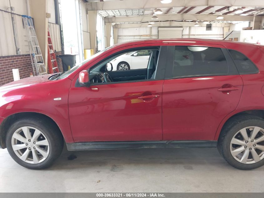 2014 Mitsubishi Outlander Sport Es VIN: 4A4AR3AU9EE021025 Lot: 39633321