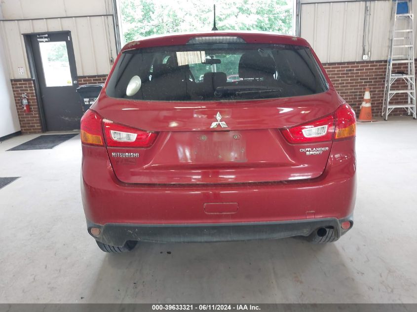 2014 Mitsubishi Outlander Sport Es VIN: 4A4AR3AU9EE021025 Lot: 39633321