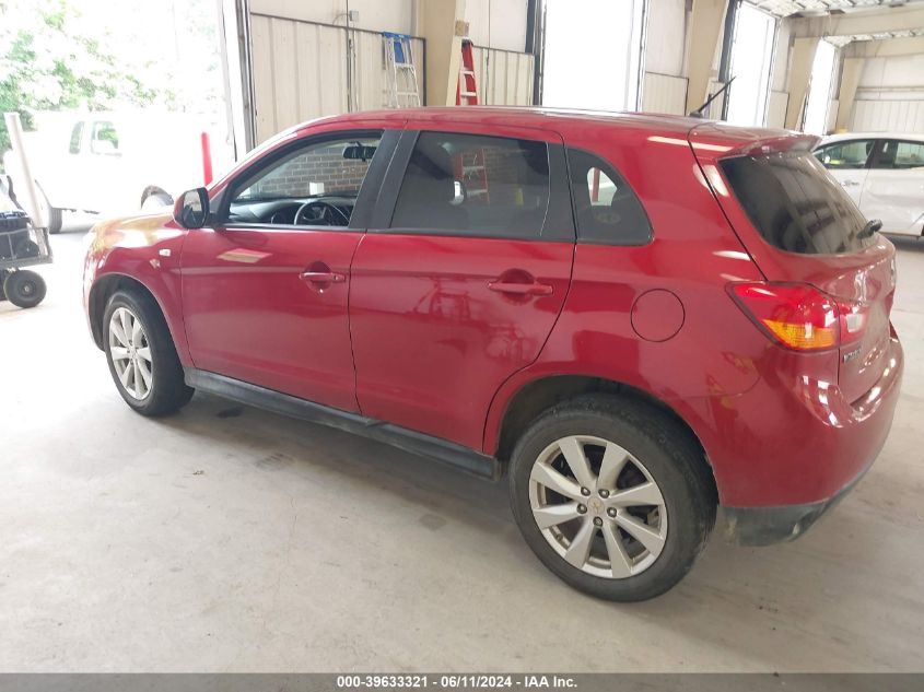 2014 Mitsubishi Outlander Sport Es VIN: 4A4AR3AU9EE021025 Lot: 39633321