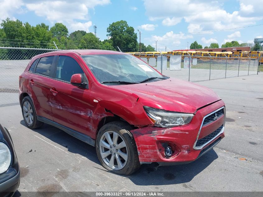 2014 Mitsubishi Outlander Sport Es VIN: 4A4AR3AU9EE021025 Lot: 39633321