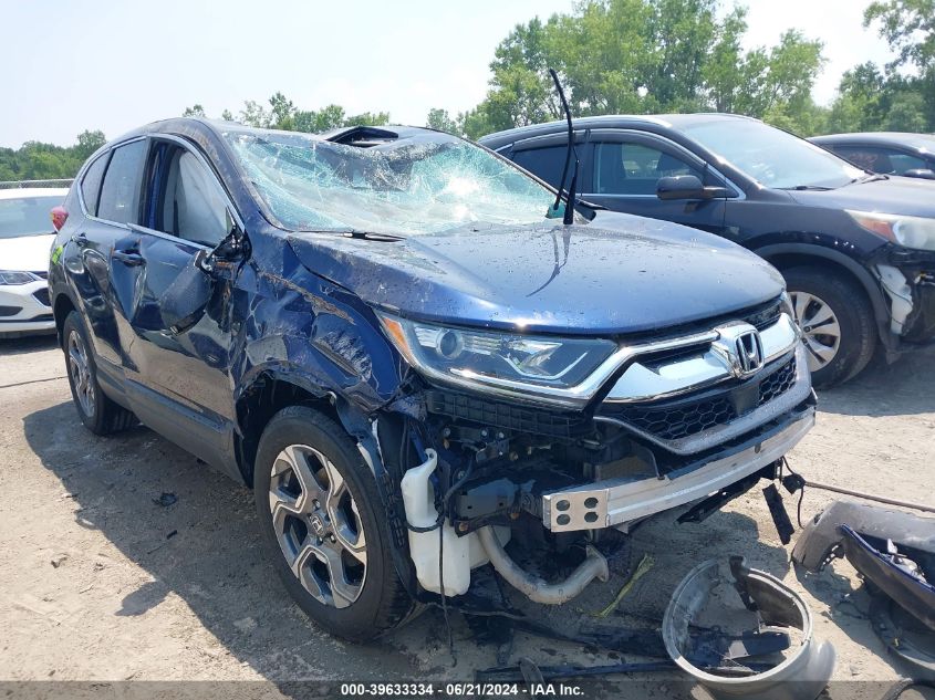 2019 Honda Cr-V Ex VIN: 2HKRW2H50KH628406 Lot: 39633334