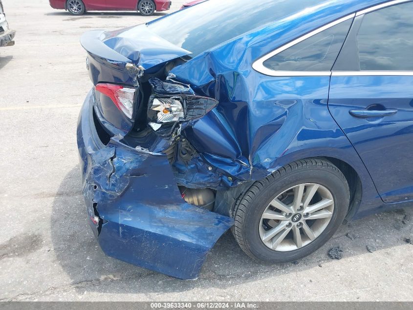 2015 Hyundai Sonata Se VIN: 5NPE24AF8FH148998 Lot: 39633340