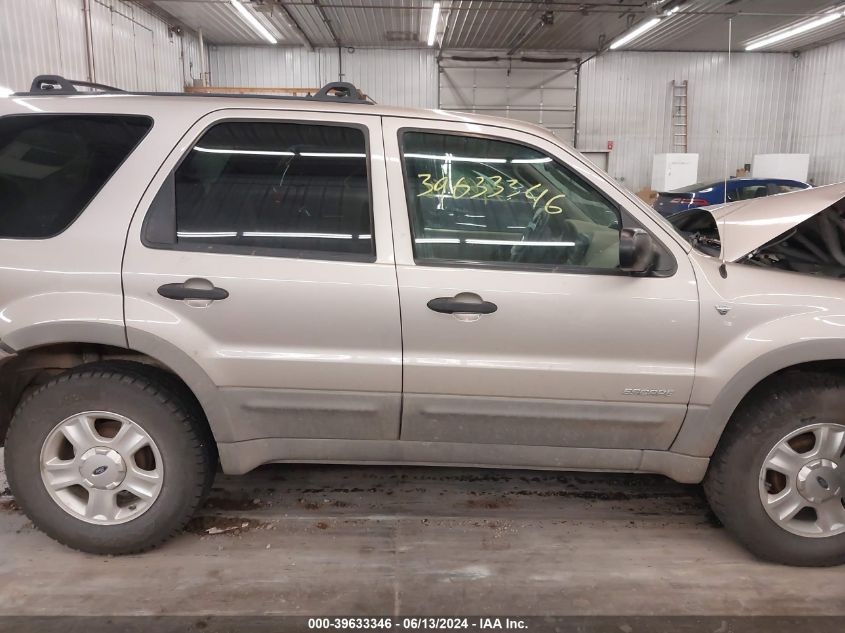 2001 Ford Escape Xlt VIN: 1FMCU04111KC38509 Lot: 39633346