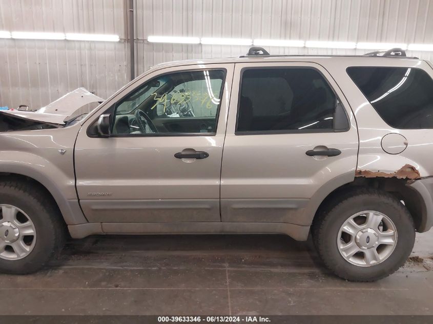 2001 Ford Escape Xlt VIN: 1FMCU04111KC38509 Lot: 39633346