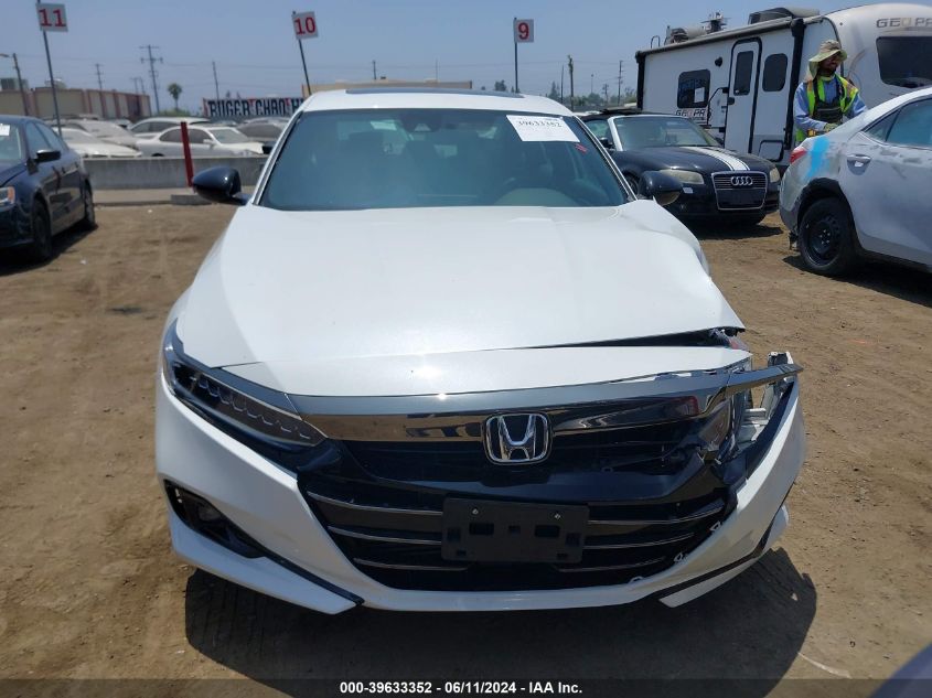 2022 Honda Accord Sport 2.0T VIN: 1HGCV2F37NA018543 Lot: 39633352