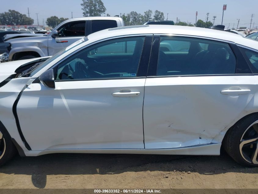 2022 Honda Accord Sport 2.0T VIN: 1HGCV2F37NA018543 Lot: 39633352