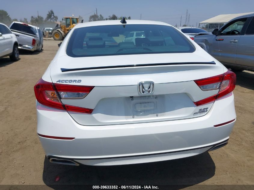 2022 Honda Accord Sport 2.0T VIN: 1HGCV2F37NA018543 Lot: 39633352