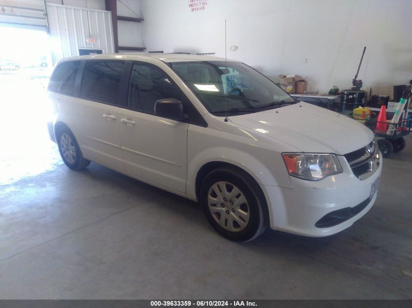 2016 Dodge Grand Caravan Se VIN: 2C4RDGBG6GR123008 Lot: 39633359