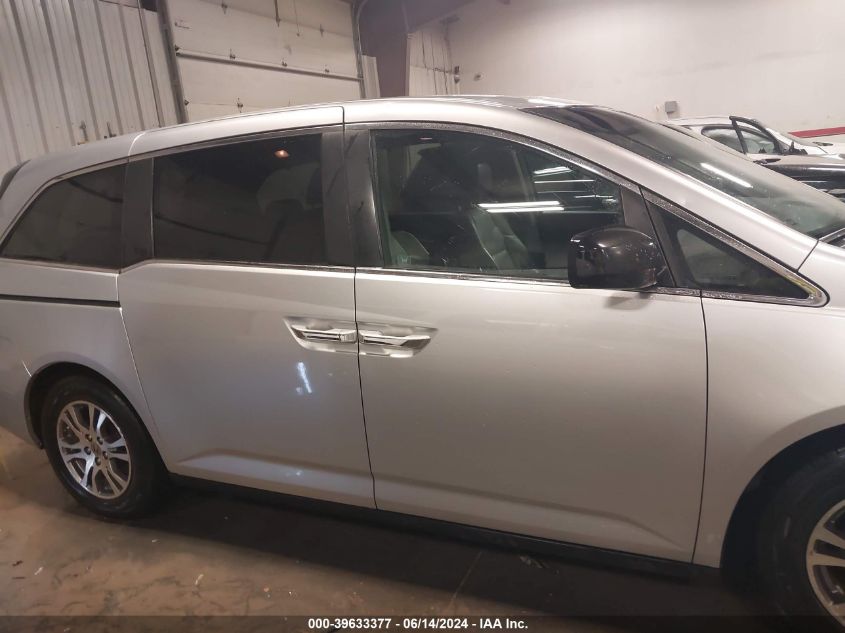 2012 Honda Odyssey Ex-L VIN: 5FNRL5H69CB016000 Lot: 39633377