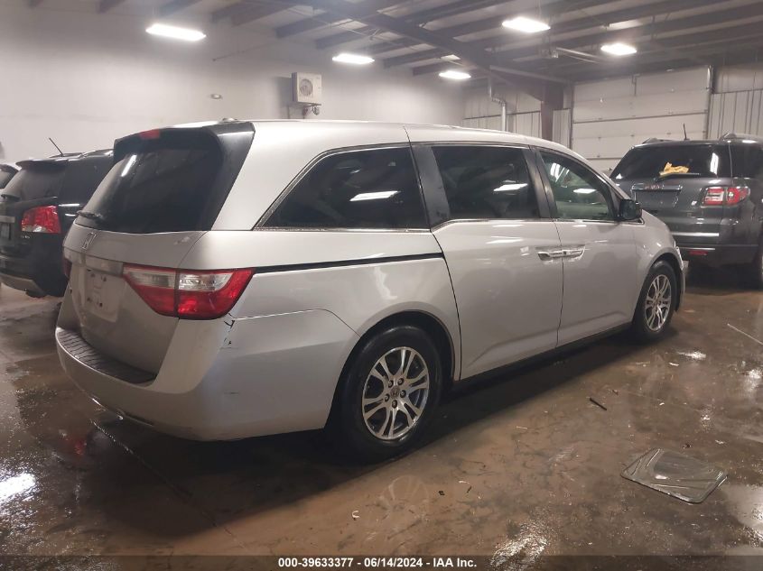 2012 Honda Odyssey Ex-L VIN: 5FNRL5H69CB016000 Lot: 39633377