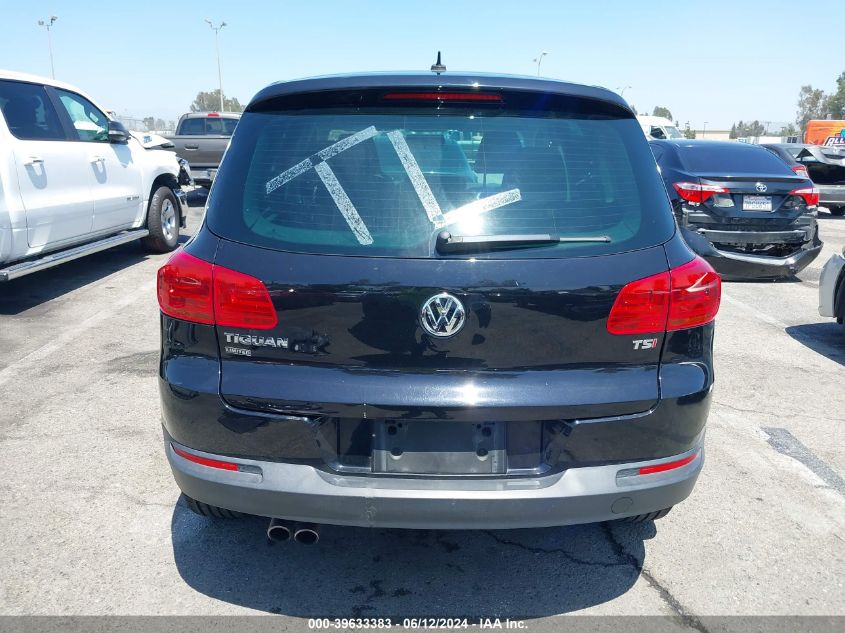 2017 Volkswagen Tiguan 2.0T/2.0T S VIN: WVGAV7AXXHK046506 Lot: 39633383