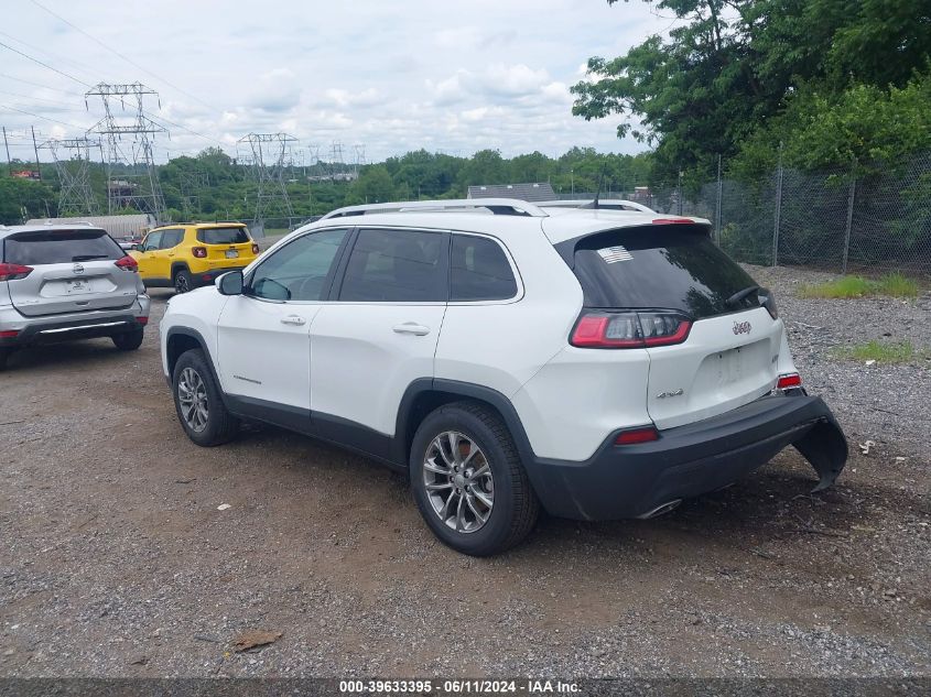 2021 Jeep Cherokee Latitude Lux 4X4 VIN: 1C4PJMMX7MD109595 Lot: 39633395