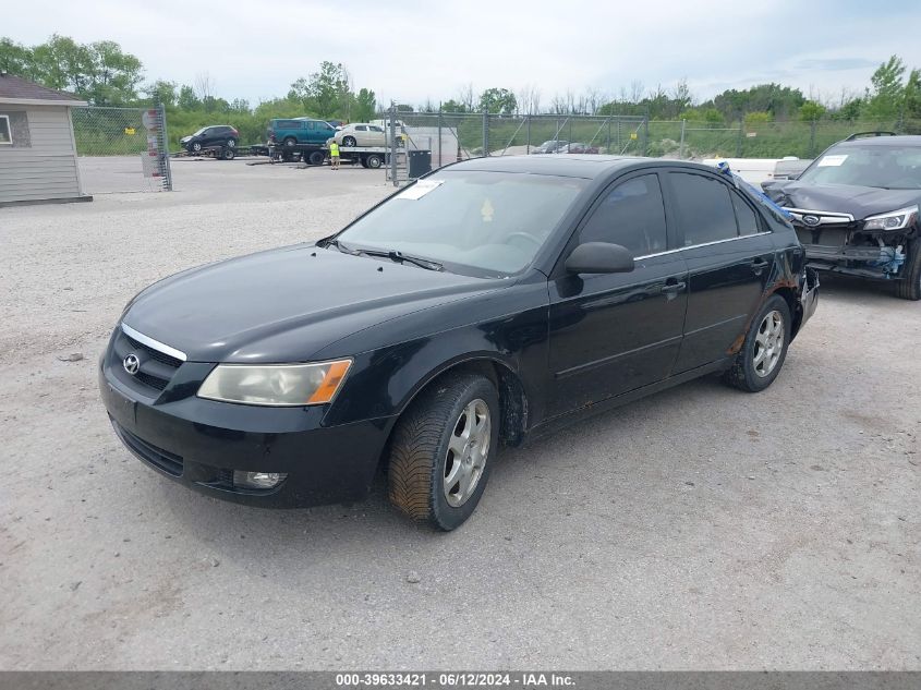 2006 Hyundai Sonata Gls VIN: 5NPEU46C86H078962 Lot: 39633421