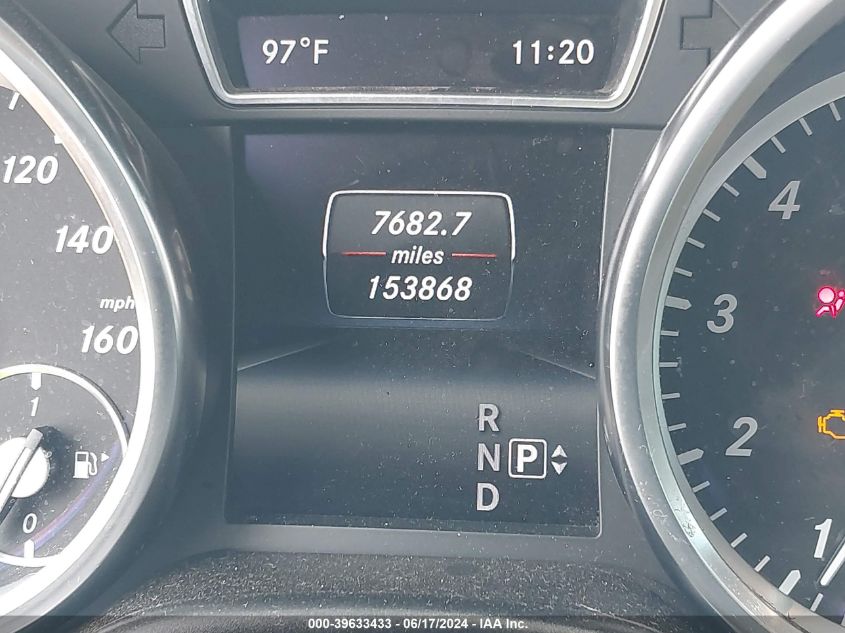 2015 Mercedes-Benz Ml 350 VIN: 4JGDA5JB0FA607218 Lot: 39633433