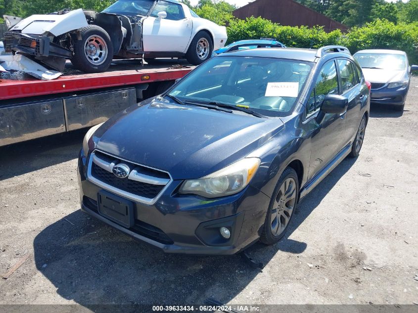 2013 Subaru Impreza 2.0I Sport Premium VIN: JF1GPAL62DH822781 Lot: 39633434