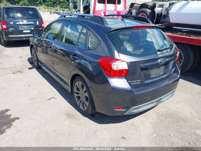 2013 Subaru Impreza 2.0I Sport Premium VIN: JF1GPAL62DH822781 Lot: 39633434