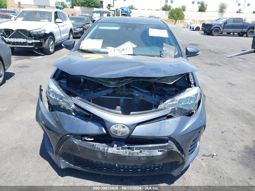 2017 Toyota Corolla Se VIN: 5YFBURHE2HP661757 Lot: 39633438