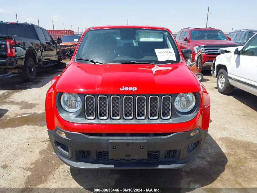 2018 Jeep Renegade Sport 4X4 VIN: ZACCJBAB5JPH31489 Lot: 39633446